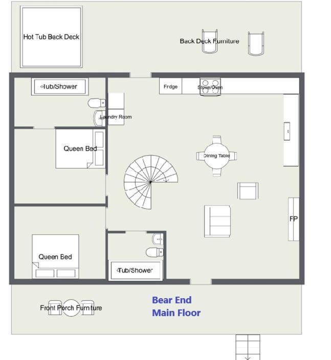 Villa Bear End Sevierville Habitación foto
